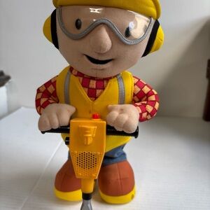 Bob the builder plush vintage toy animated. Med size